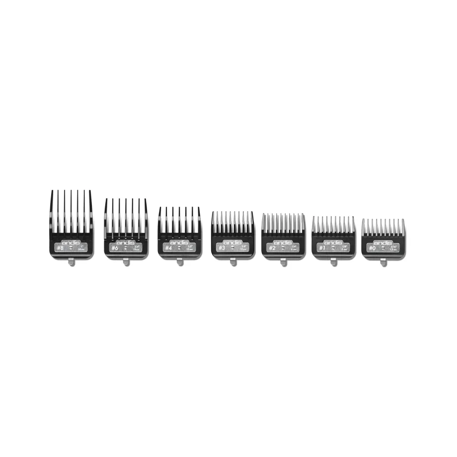 Set plastičnih glavnikov Andis BG Series Premium Metal Clip