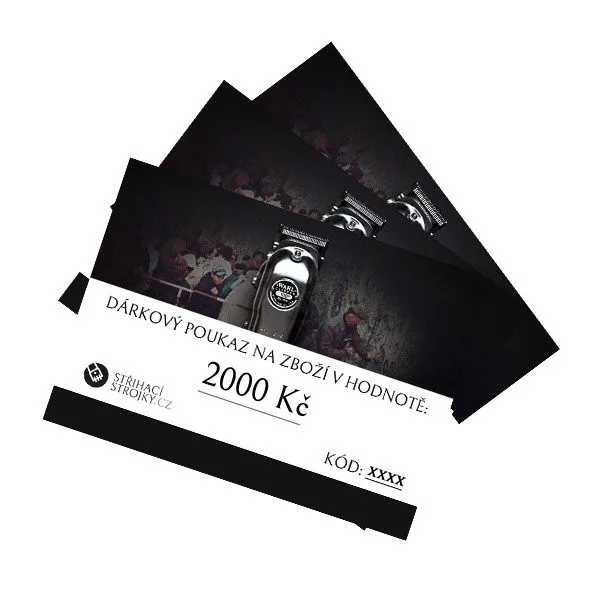 Darlino darilo za blago v vrednosti 2000 CZK