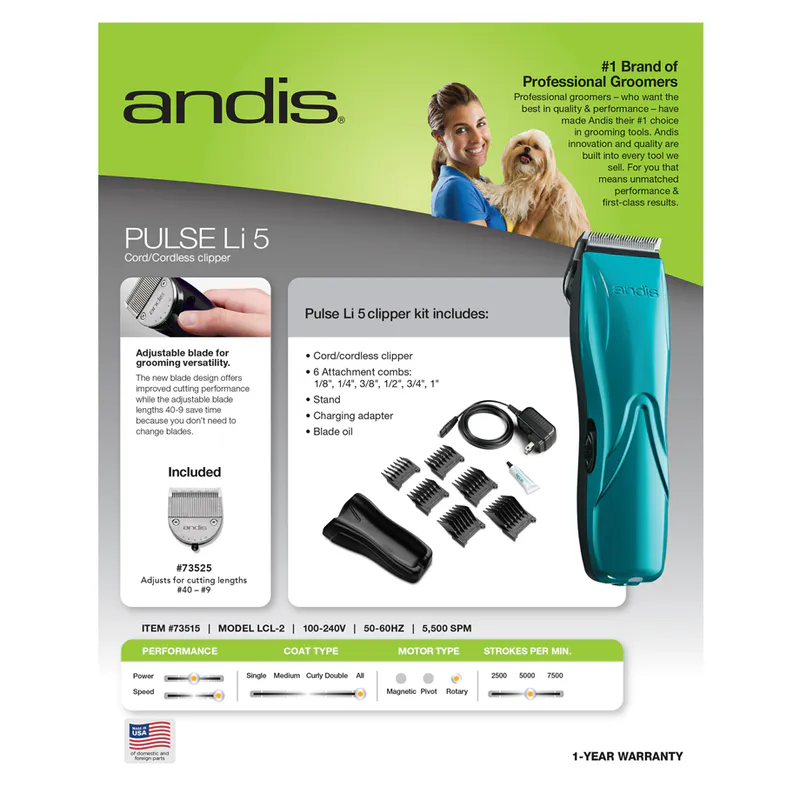 Andis Pulse Li 5 - Slika 3
