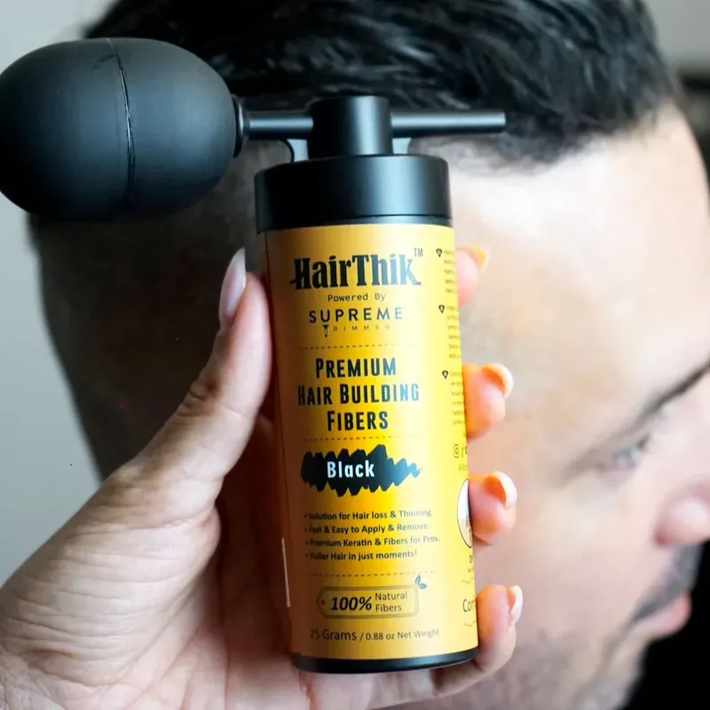 Lasna vlakna z aplikatorjem STpro Hair Thik za zgostitev las - Slika 5