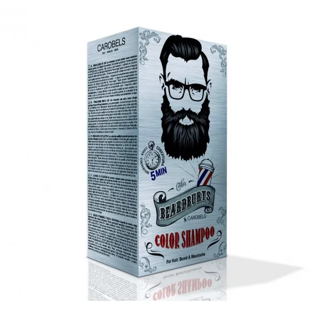 Beardburys barvni šampon za lase in brado – črna - Slika 3