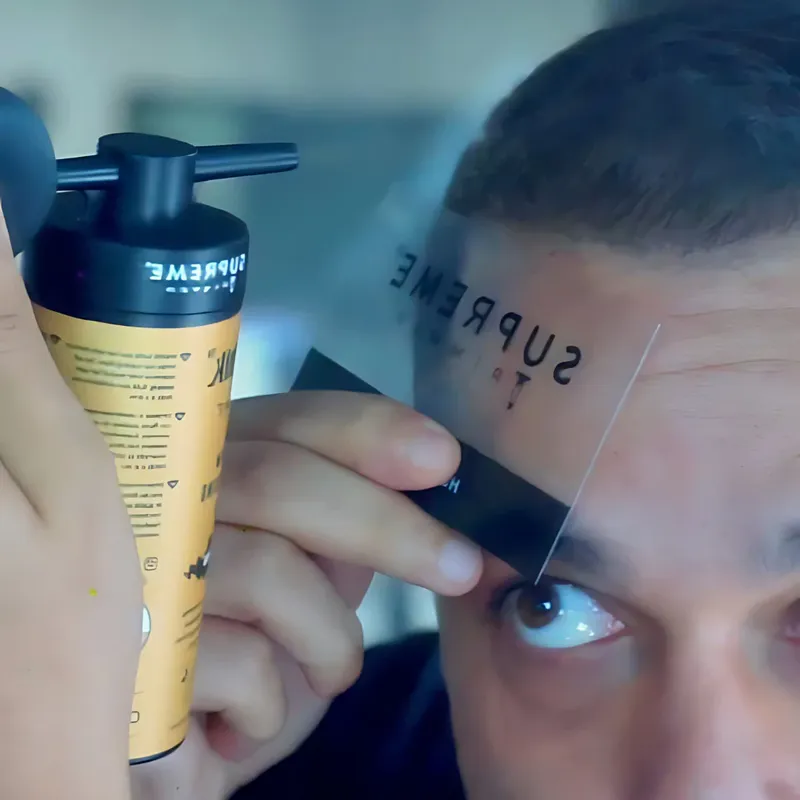 Lasna vlakna z aplikatorjem STpro Hair Thik za zgostitev las - Slika 6