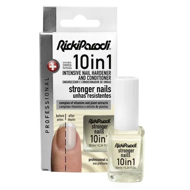 Negovalni lak za nohte RICKI PARODI 10 in1 Milky White - Slika 1