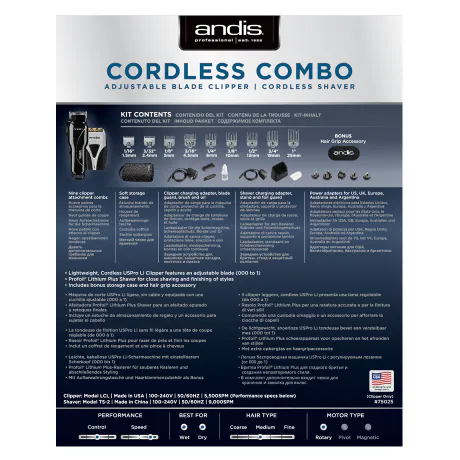 Andis Cordless Combo - Slika 5