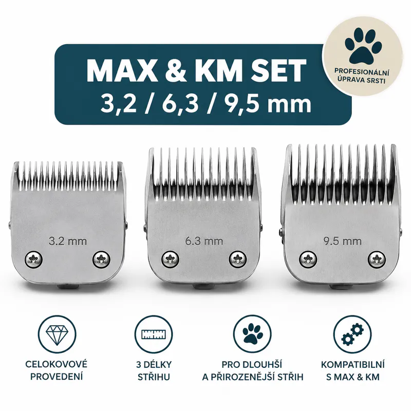 MAX/KM set 3,2 mm, 6,3 mm in 9,5 mm - Slika 1