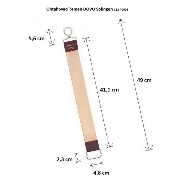 Obtačevalni jermen DOVO Solingen 152 R - viseči - Slika 4