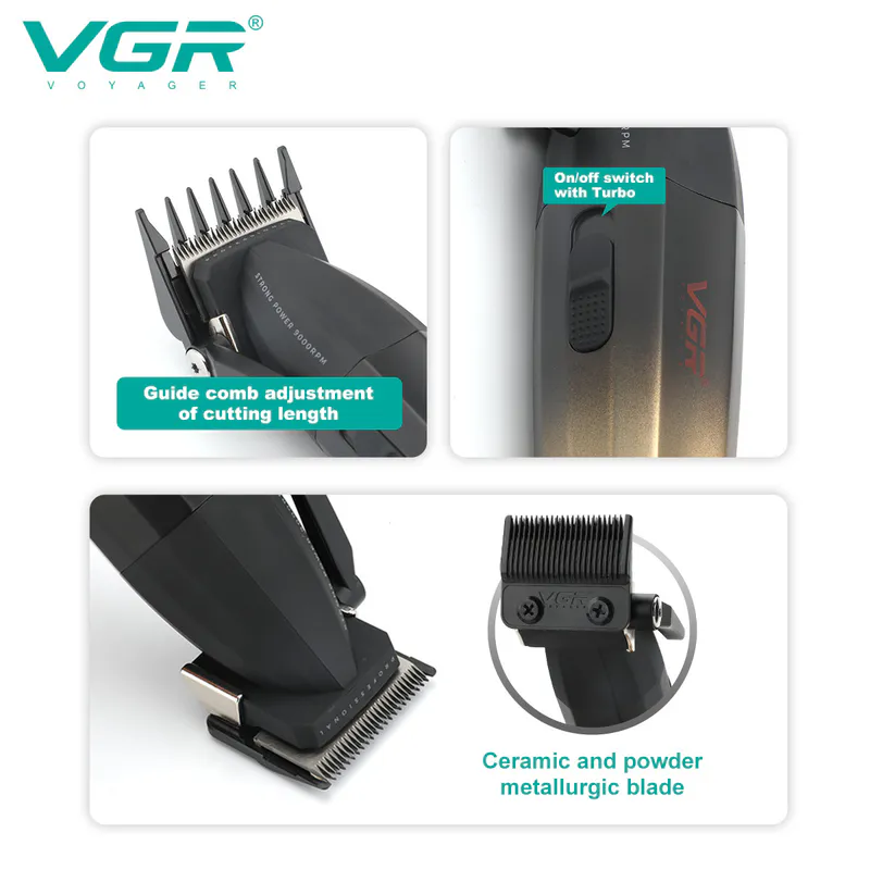 Strižnik VGR VOYAGER V-003C Salon Series - zlati - Slika 3