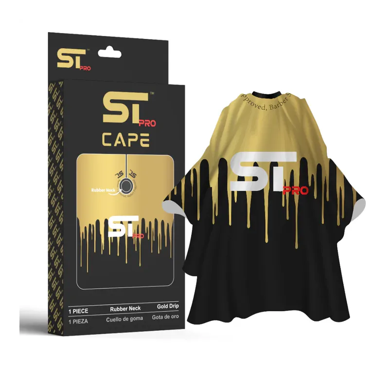 Frizerka pelerina STpro Gold Drip - Slika 1
