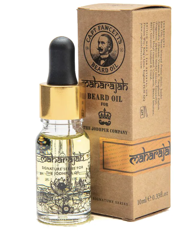 Olje za brado Cpt. Fawcett Maharajah (10 ml). - Slika 1