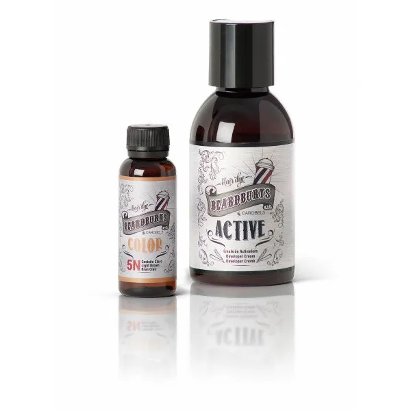 Beardburys barvni šampon za lase in brado - svetlo rjava - Slika 2