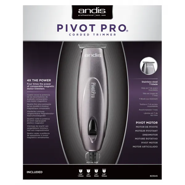 Andis PivotPro T-Blade Trimmer - Slika 3