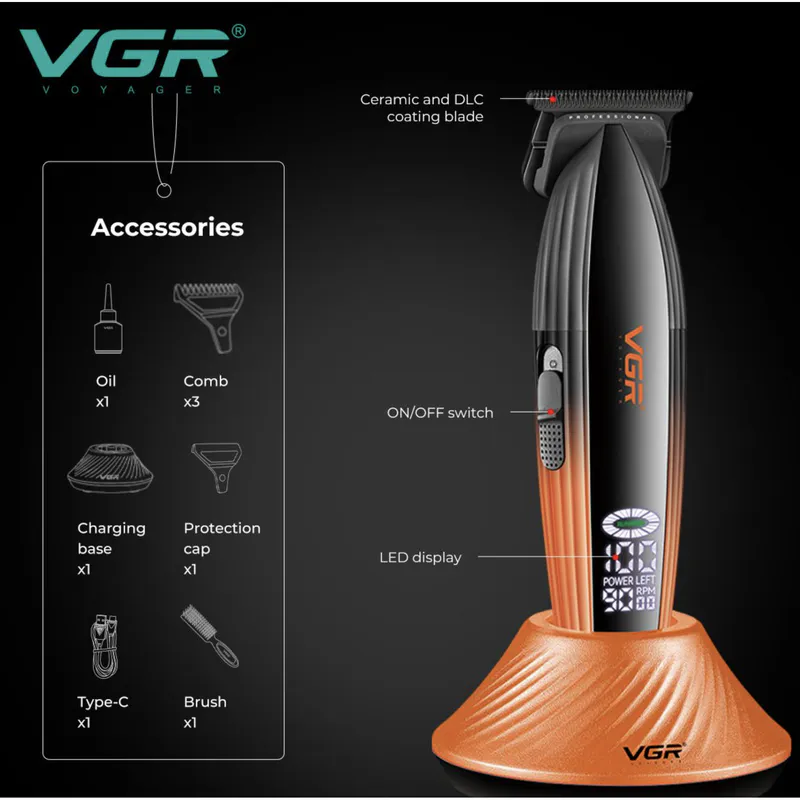 Profesionalni trimmer VGR VOYAGER V-889T Trim - Slika 3